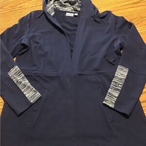 Women's Navy Hooded Jacket size large Kim Rodger’s
